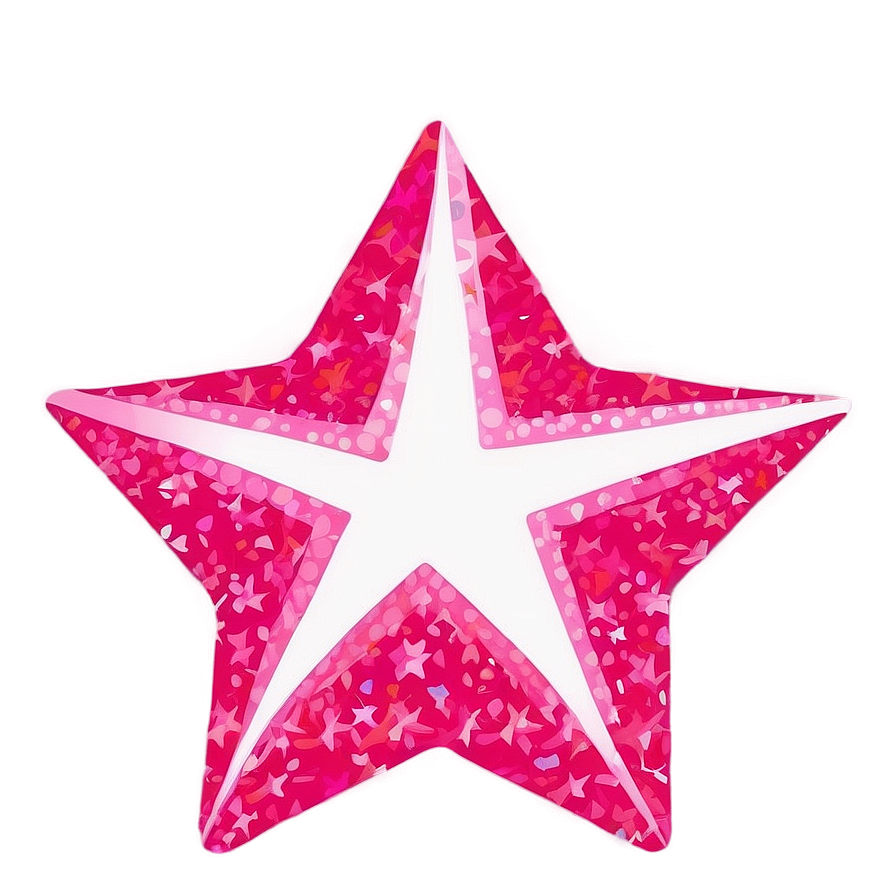 Pop Art Pink Stars Png Seh3