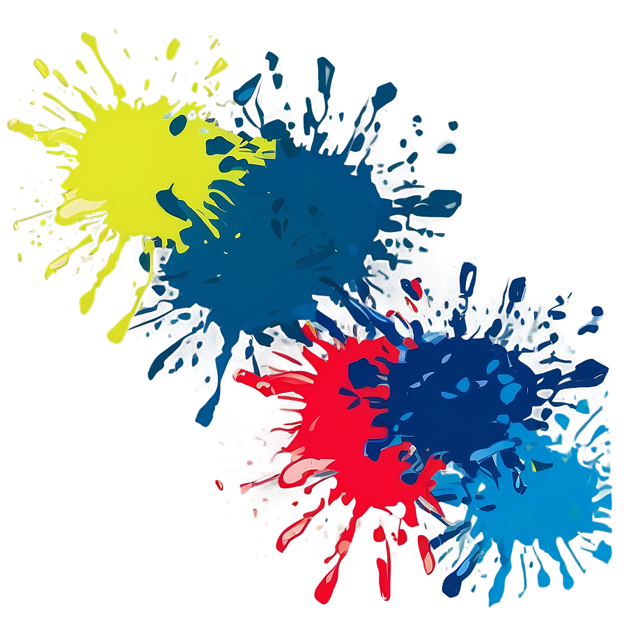 Pop Art Splatter Paint Png Ald