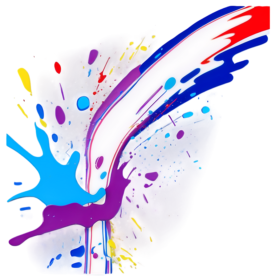 Pop Art Splatter Paint Png Duv