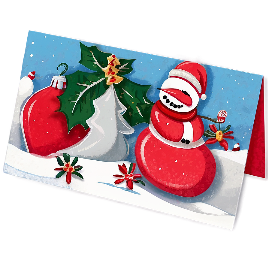 Pop Up Christmas Card Png Uxs21