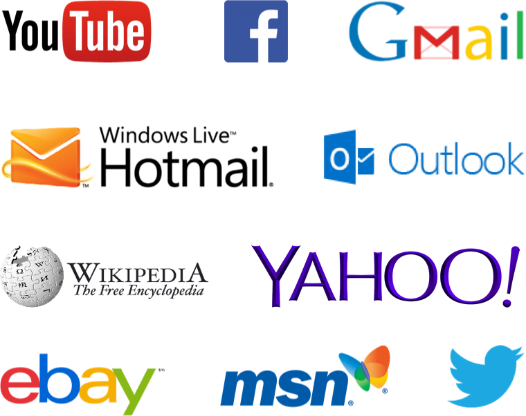 Popular Web Services Logos