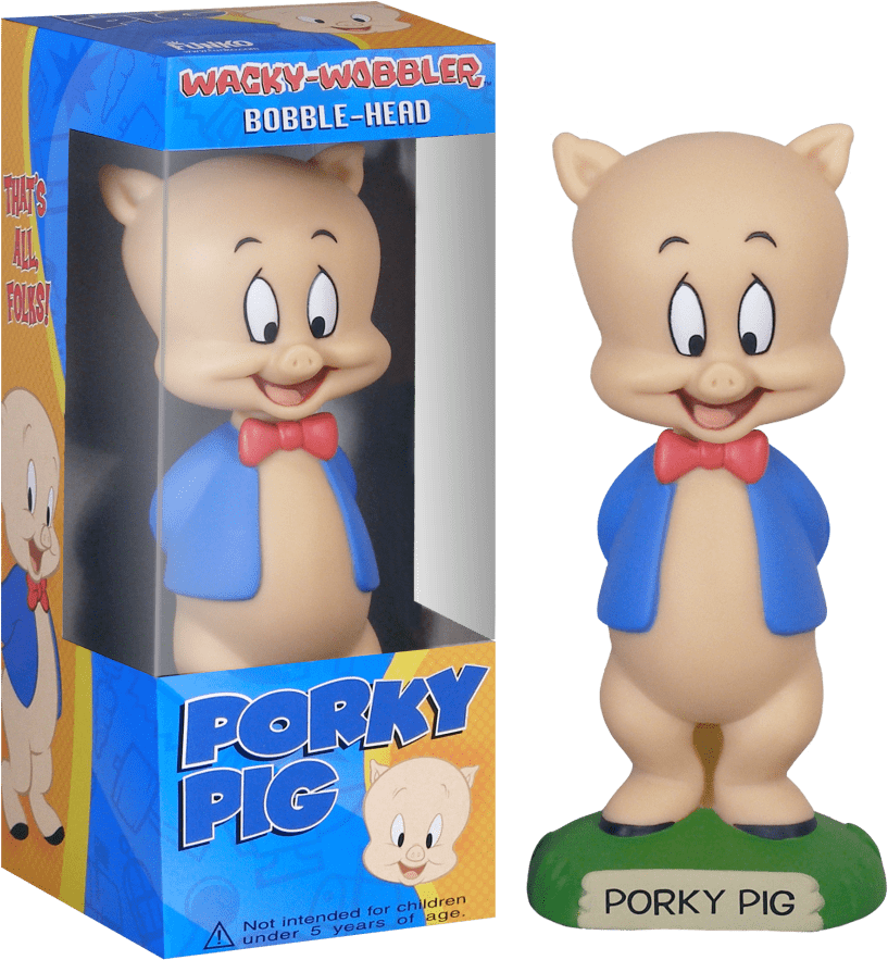 Porky Pig Bobblehead Toy