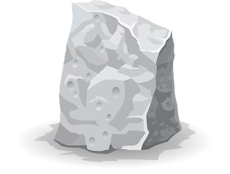 Porous Rock Vector Illustration