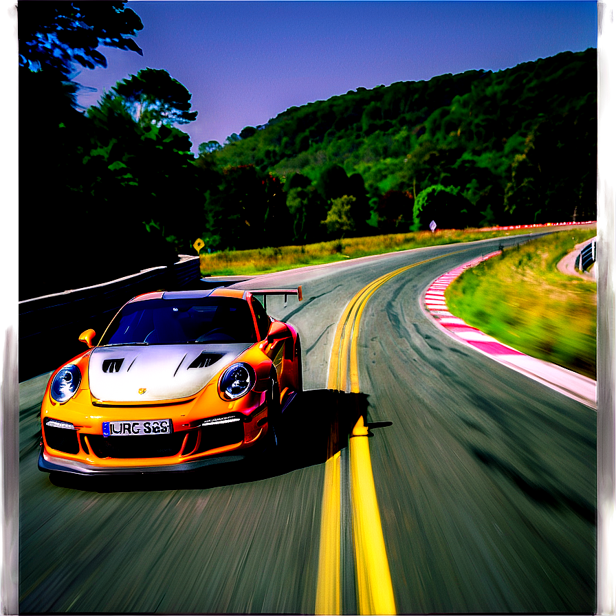 Porsche 911 Gt3 Rs In Action Png Swp