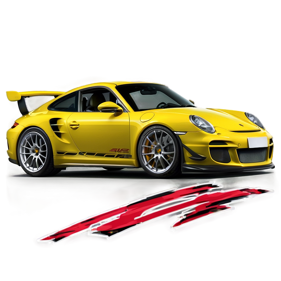 Porsche 911 Gt3 Rs With Custom Rims Png Mis