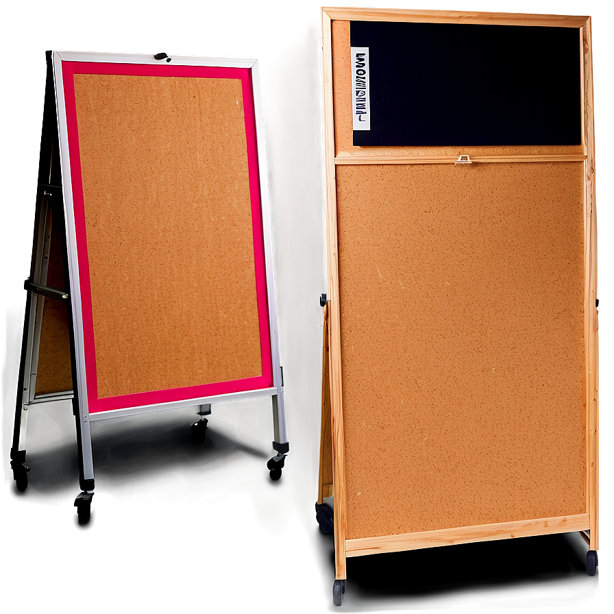 Portable Cork Board Options Png 06202024