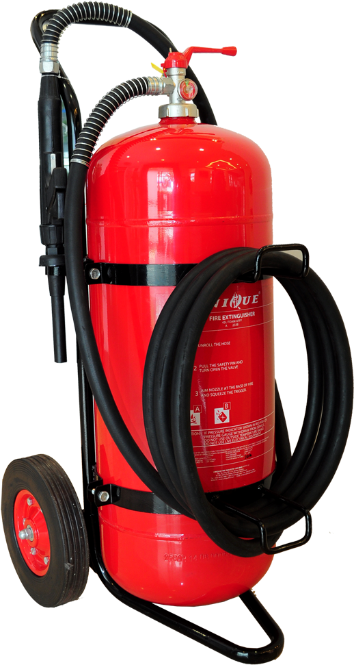 Portable Fire Extinguisheron Wheels