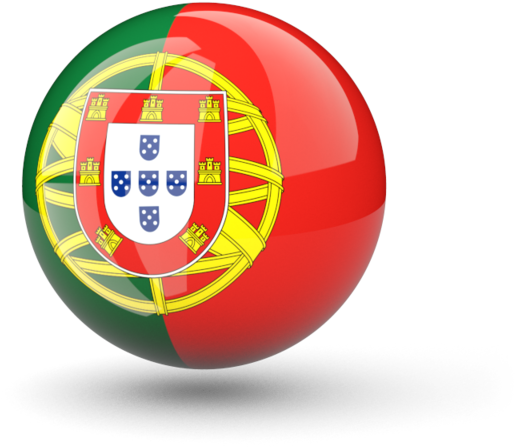 Portugal Flag Badge3 D Render