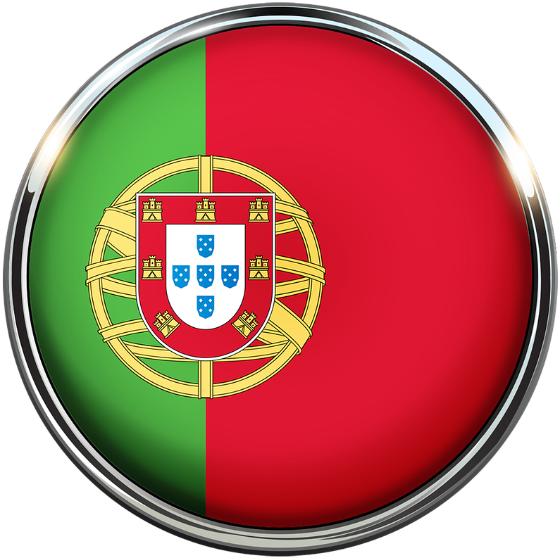 Portugal National Emblem Button