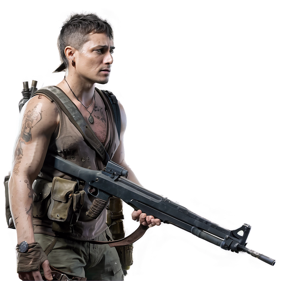 Post-apocalyptic Wanderer Png Kmm62