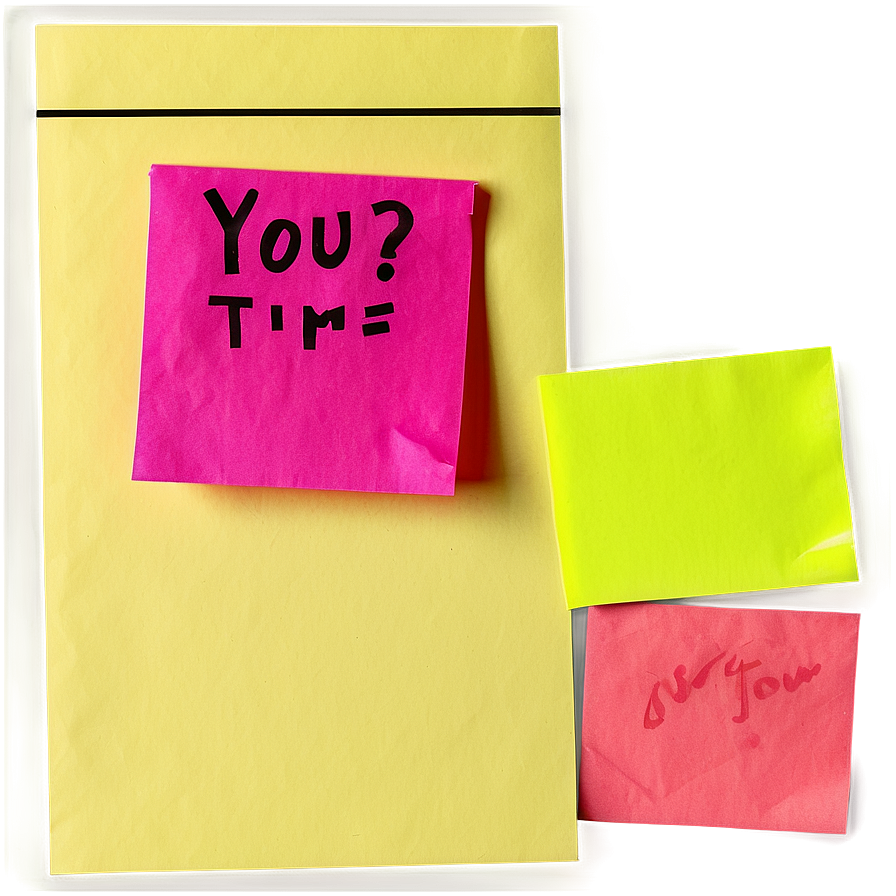 Post It Note Graphic Png 05252024