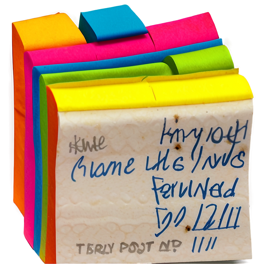 Post-it Note Png 8