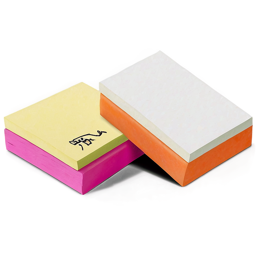 Post It Note Stack Png Qba