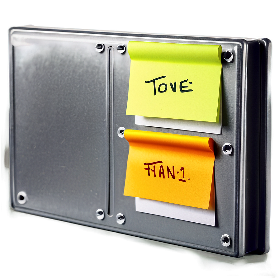 Post It Note With Magnet Png 25