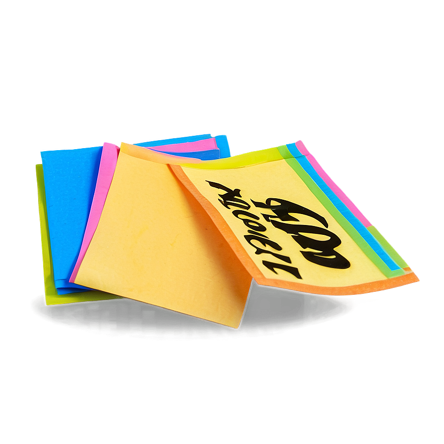 Post It Note With Shadow Png 05252024