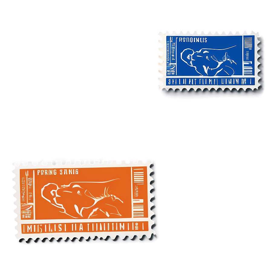 Postage Stamp Png Pow
