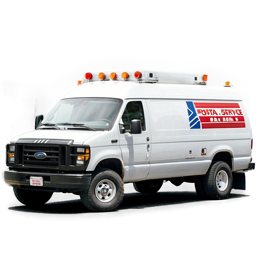 Postal Service Van Png 7