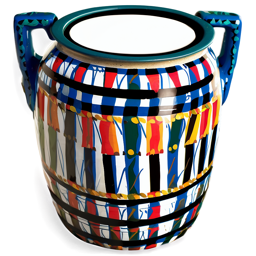 Pot With Pattern Png 05242024
