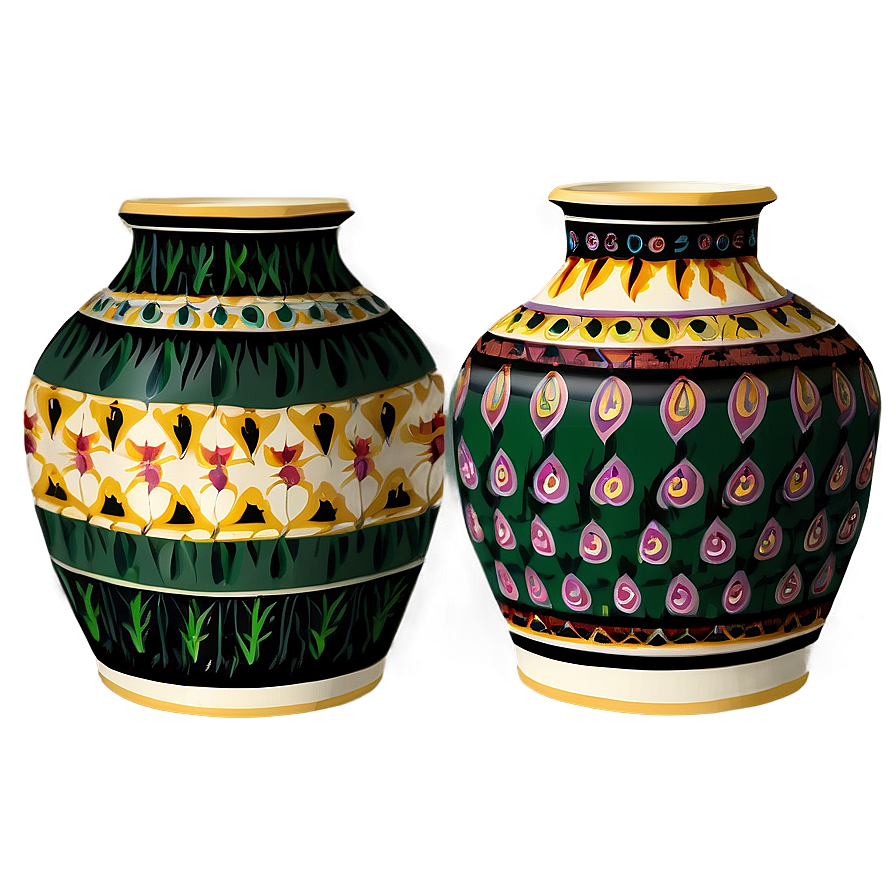 Pot With Pattern Png 6