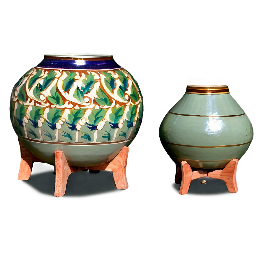 Pot With Stand Png 05242024