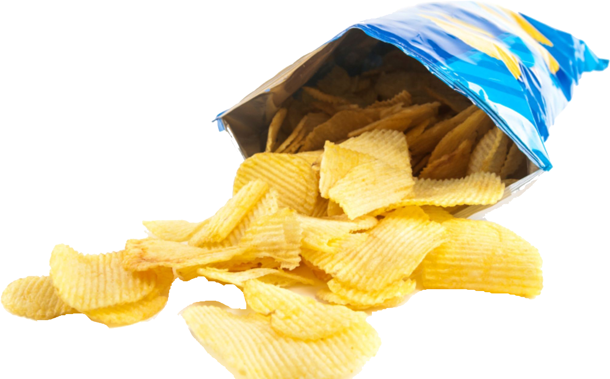 Potato Chips Spillingfrom Bag
