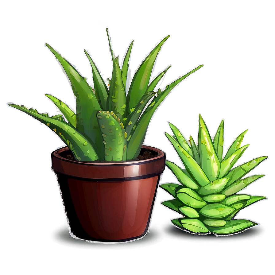 Potted Aloe Vera Plants Png Tec