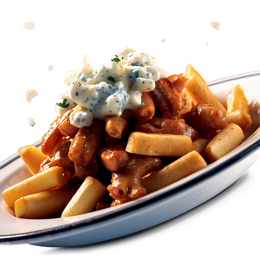 Poutine With Blue Cheese Png 29