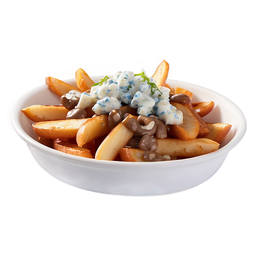 Poutine With Blue Cheese Png Vyq