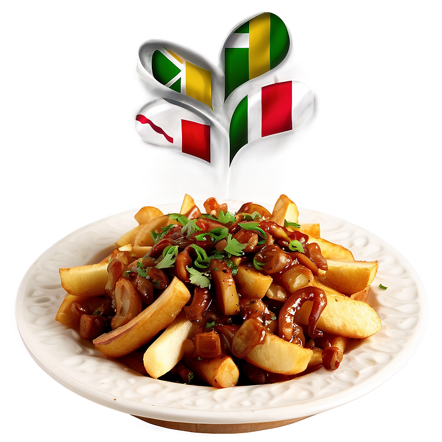 Poutine With Caramelized Onions Png 06252024