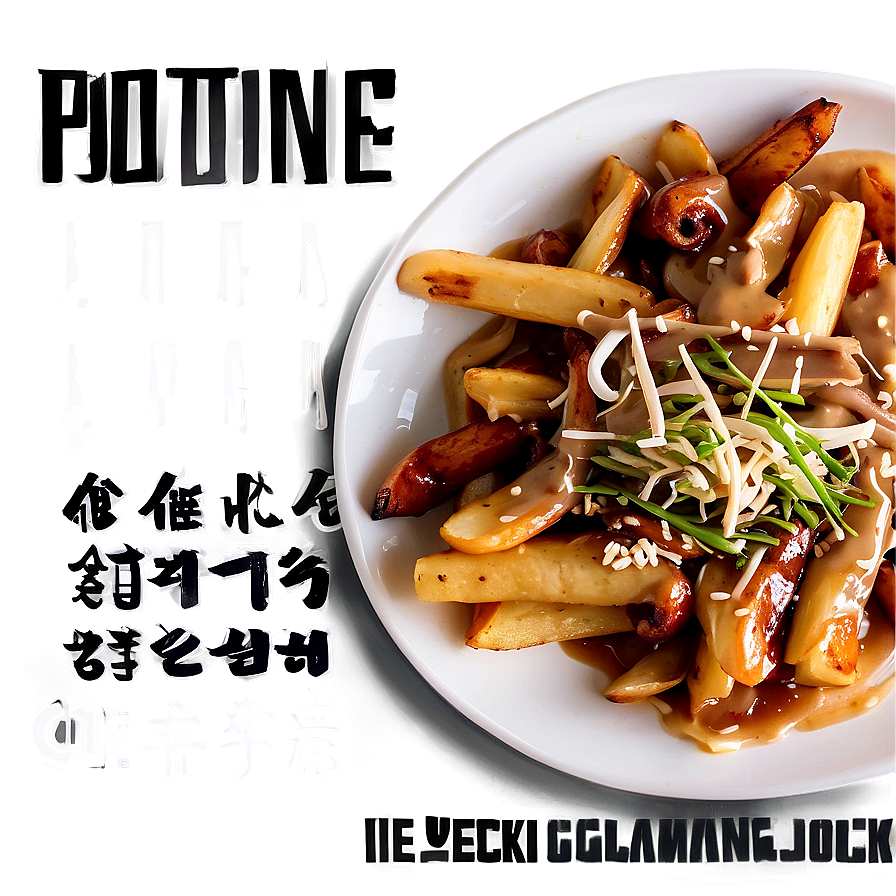 Poutine With Miso Gravy Png Wax28