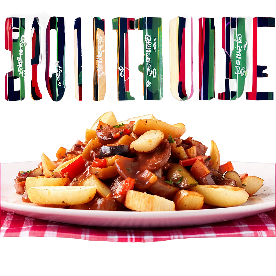 Poutine With Ratatouille Png 06252024