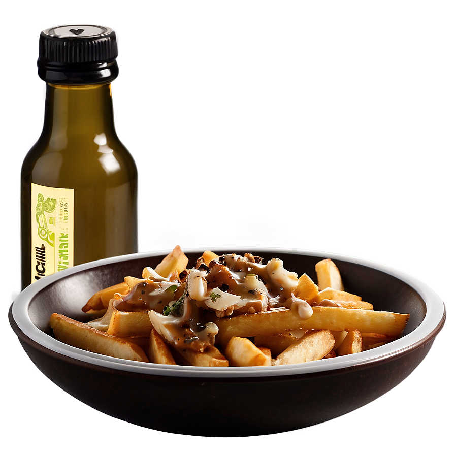 Poutine With Truffle Oil Elegance Png 91