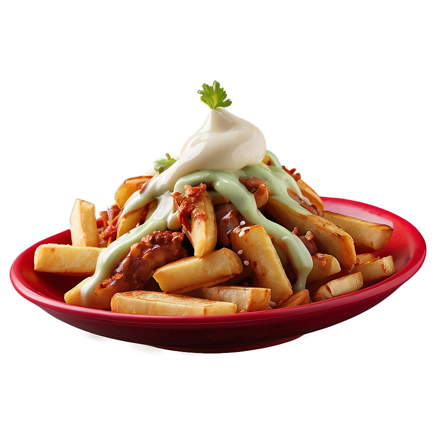 Poutine With Wasabi Mayo Png Lrr