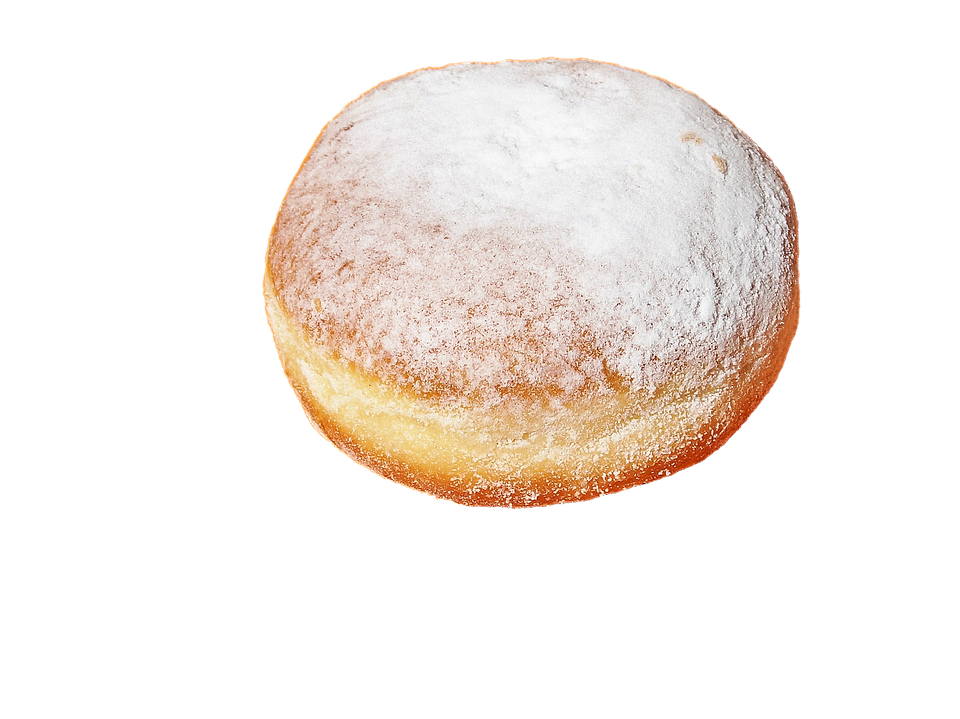 Powdered Sugar Dusted Donut