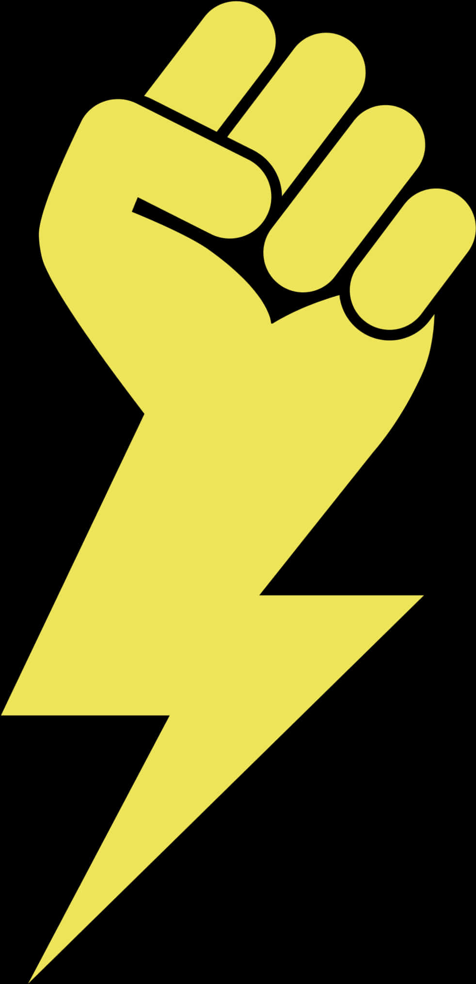 Power Fist Lightning Bolt