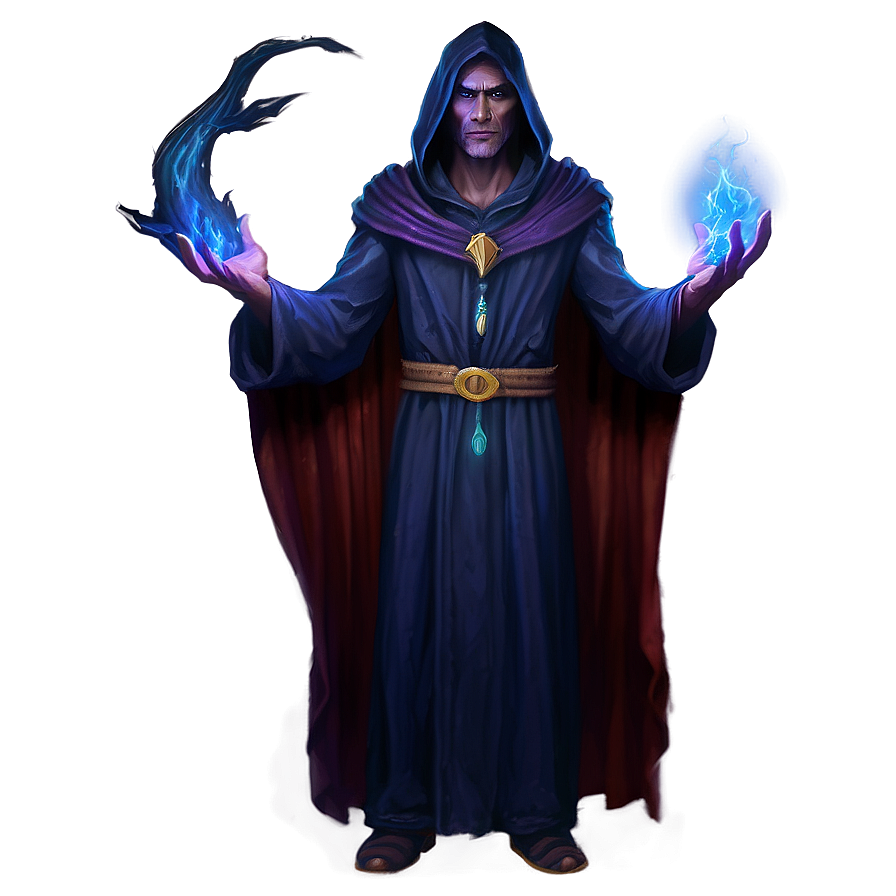 Powerful Dark Sorcerer Png 06292024