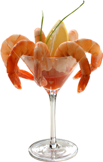 Prawn Cocktail Glass Presentation