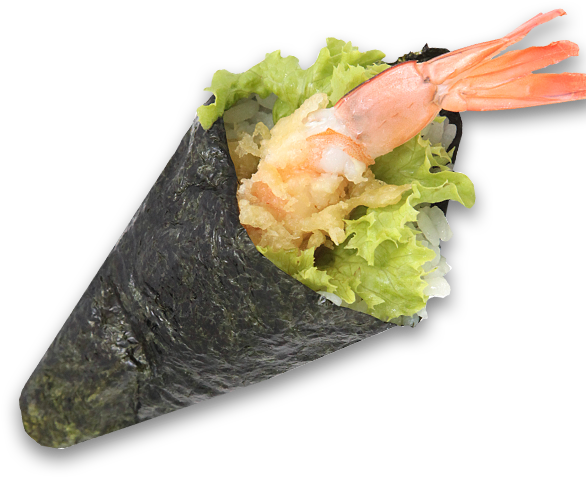 Prawn Temaki Sushi Cone