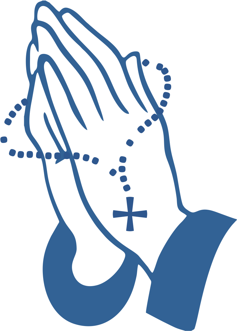 Praying Hands Vector Illustration