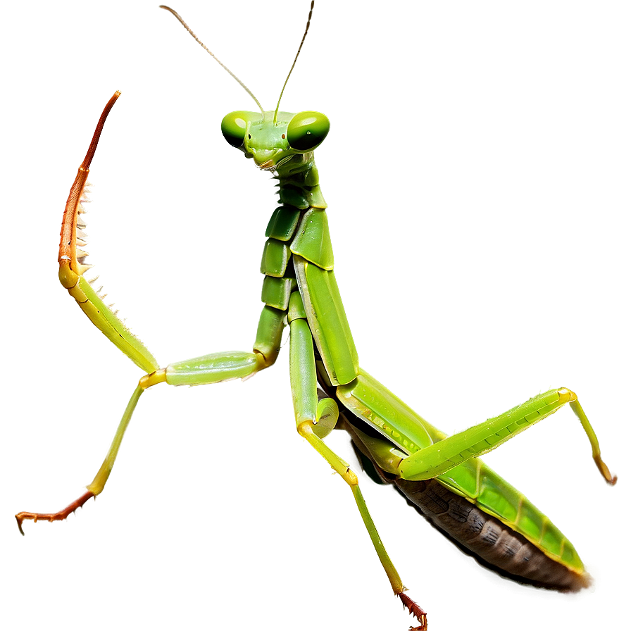 Praying Mantis On Leaf Png Mvt