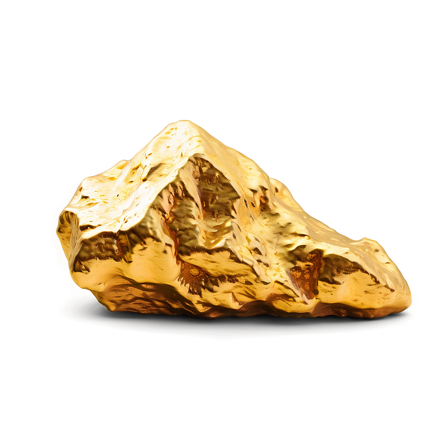 Precious Gold Nugget Png 30