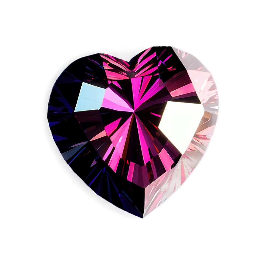 Precious Pink Heart Diamond Png Wwe71