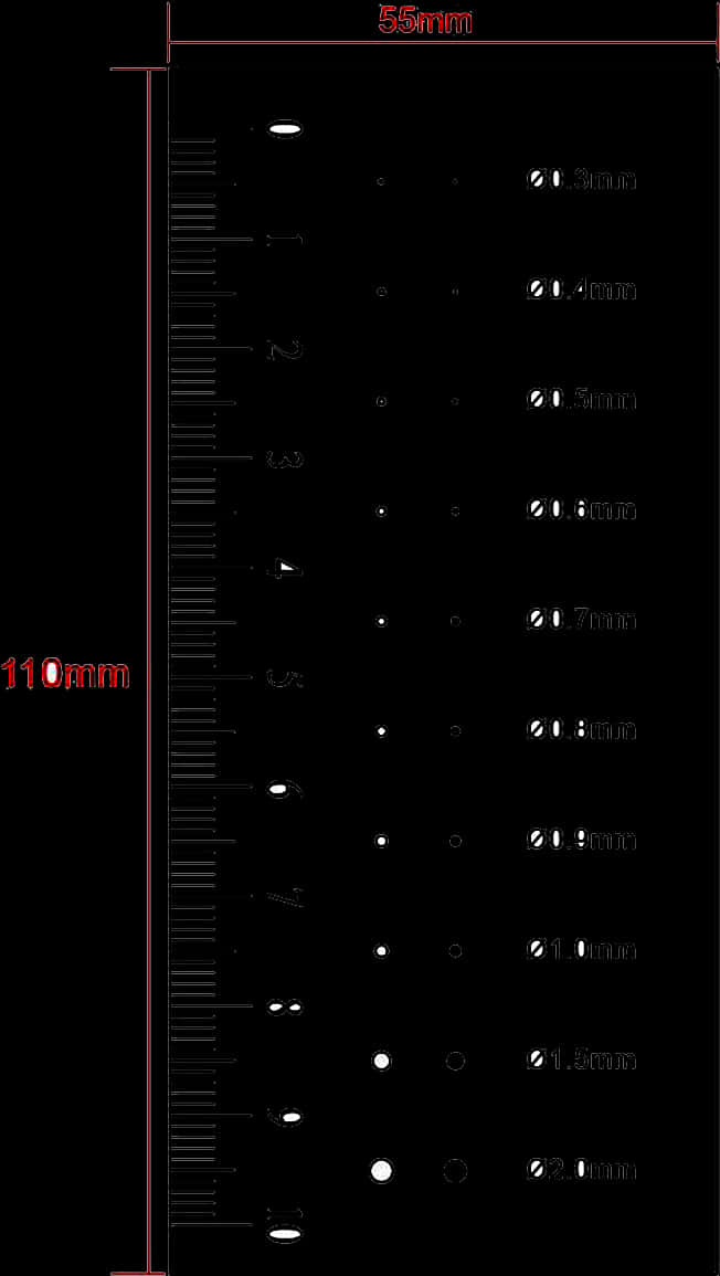 Precision Measurement Ruler