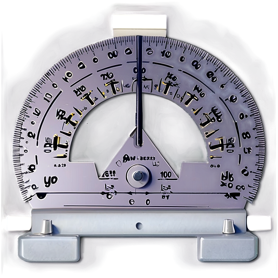 Precision Protractor Graphic Png 05252024