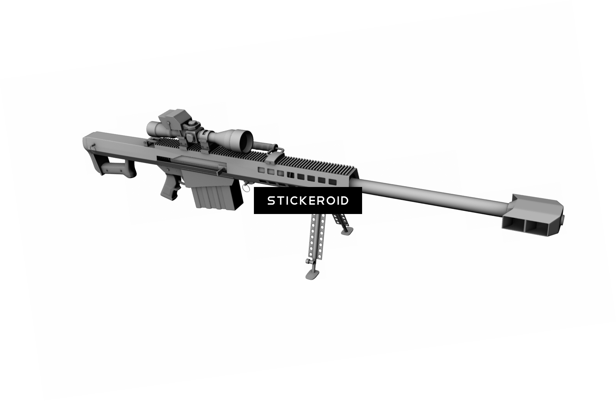 Precision Sniper Rifle3 D Model