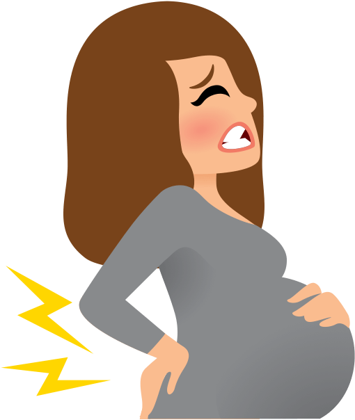 Pregnant Woman Experiencing Back Pain