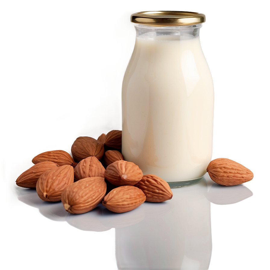 Premium Almond Milk Png 06272024