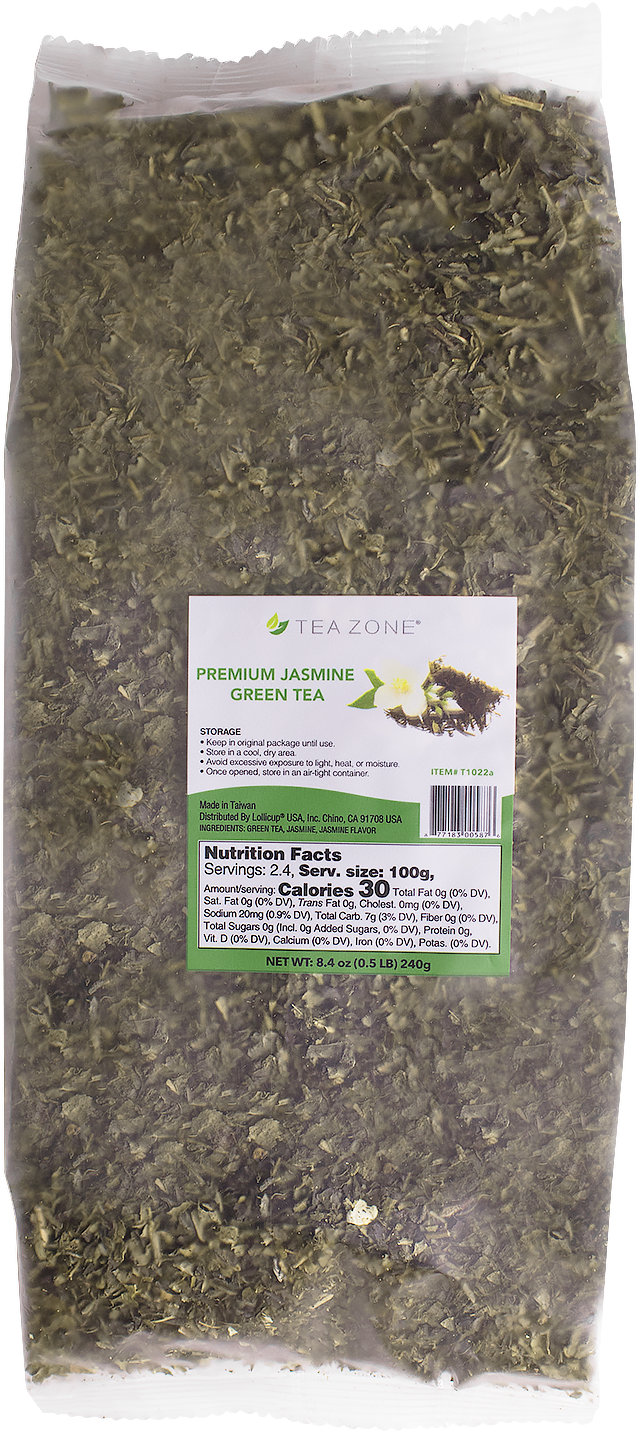 Premium Jasmine Green Tea Leaves Package