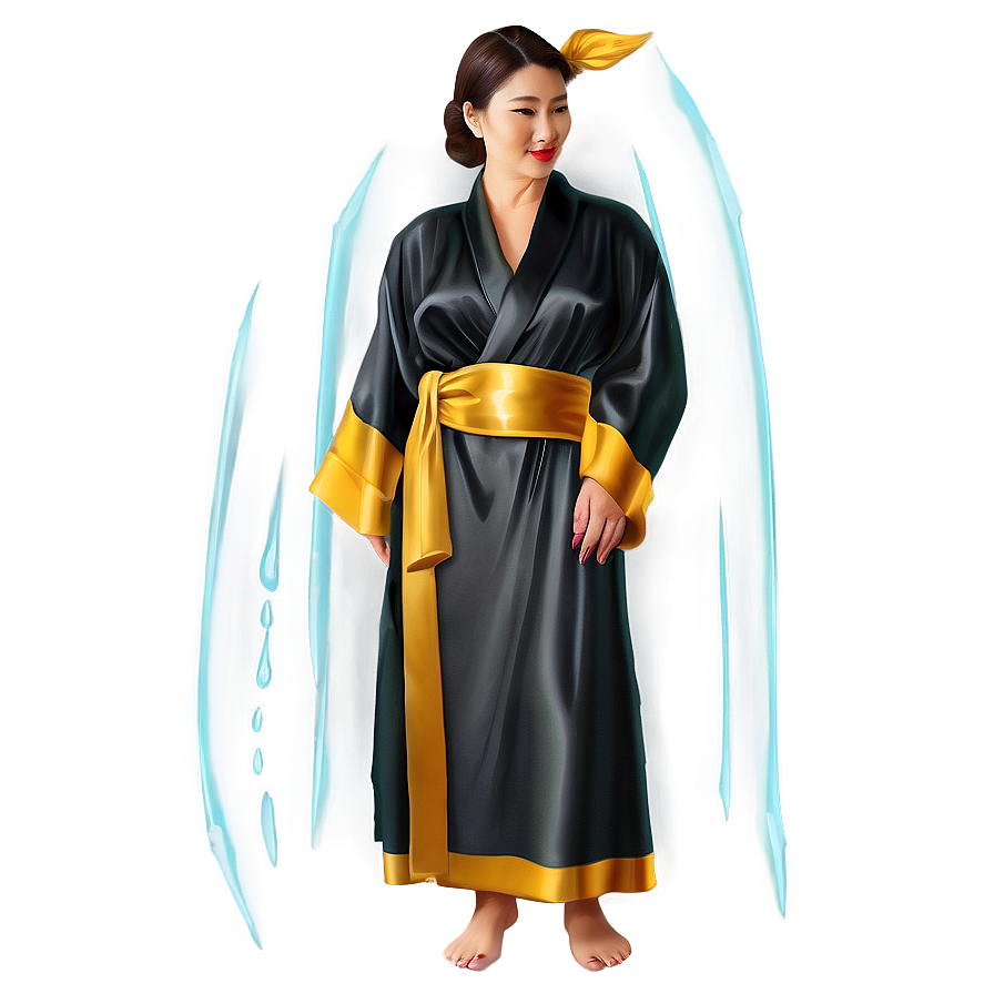 Premium Silk Robe Png 80