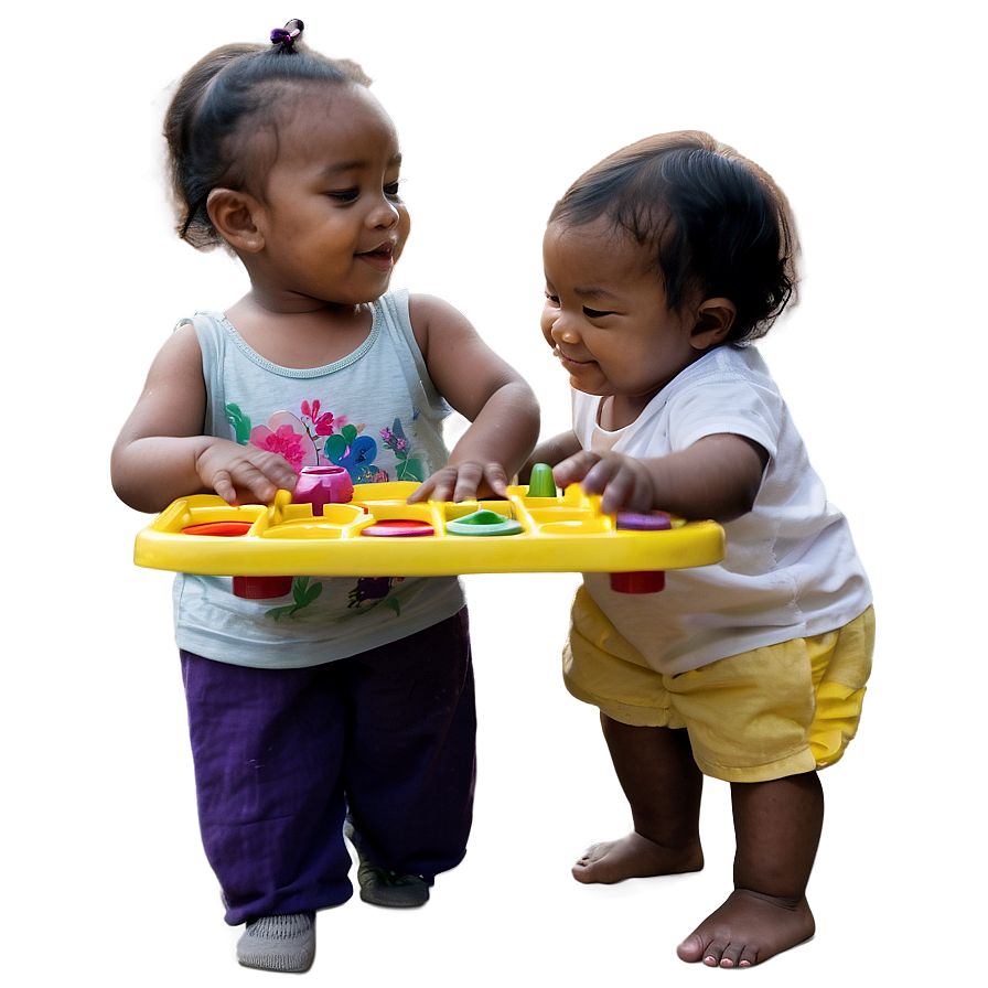 Preschoolers Playing Together Png Bvr80